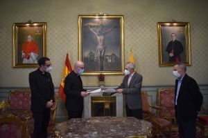 Renuevan en su cargo el Director y el Secretario General de Cáritas Castrense ante el Ordinario Castrense de España