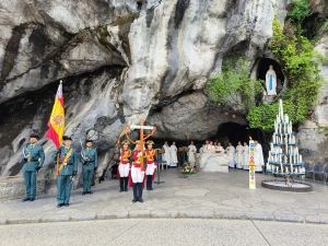 Militares Españoles participan en la 64ª peregrinación militar a Lourdes