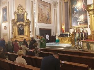 El Arzobispo Castrense inicia las charlas cuaresmales en la Iglesia Catedral de las Fuerzas Armadas.