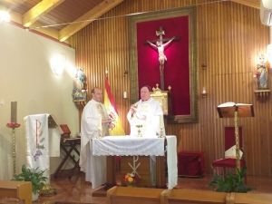 El Arzobispo Castrense celebra la fiesta de San Juan de Ávila presidiendo la misa dominical desde el Seminario.