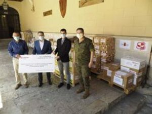 Donación de 6000 Kg de alimentos a las Cáritas Diocesana de Valladolid