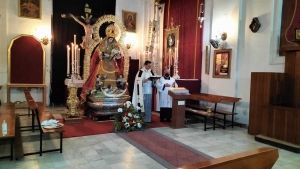 Festividad de la Candelaria en la Real Parroquia Castrense de Cádiz