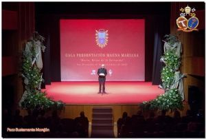 Acto de presentación del cartel anunciador y logotipo oficial de la Magna Mariana "María, Reina de la Salvación" en la ciudad de San Fernando – Cádiz –