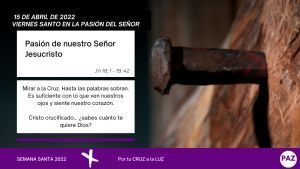 Cuaresma 15 de abril de 2022