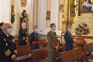 Santa Misa en honor de San Hermenegildo, patrón de los veteranos de las Fuerzas Armadas y de la Guardia Civil.