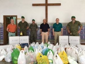 Campaña Solidaria contra el COVID-19 de Cáritas Castrense de Granada