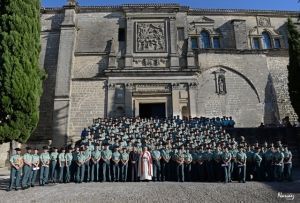 El Año Jubilar Avilista y el 175º aniversario de la Guardia Civil, unidos en la bendición de los nuevos tricornios en Baeza
