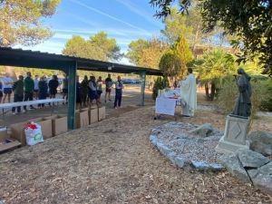 Misa de campaña en honor a Santa Teresa, patrona de Intendencia, en las FAMET