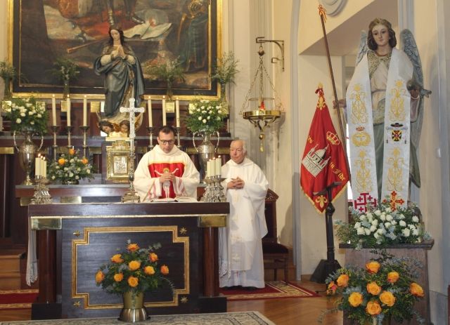 CELEBRACIÓN DE LA FESTIVIDAD DE SAN RAFAEL EN LA REAL IGLESIA PARROQUIAL CASTRENSE DE SAN FERNANDO EN ZARAGOZA
