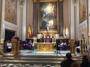 Funeral por el eterno descanso de Dña. Ana María Sánchez Jiménez, madre del Vicario General y Vicario del Ejército del Aire