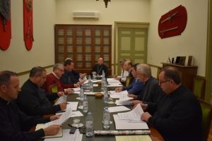Reunión preparatoria del 62 Encuentro Internacional de Militares para la Paz que se celebrará en Lourdes.