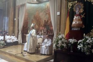 El Arzobispo Castrense Clausura el Triduo de la Virgen del Pilar en la Dirección General de la Guardia Civil