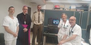 Visita Pastoral del Arzobispo Castrense al Hospital Central de la Defensa “Gómez Ulla”.