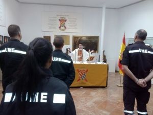 Celebración de las patronas en la UME: Artillería, Infantería y Ejercito del Aire