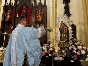 Actos en Honor de la Inmaculada Concepción en la Real Parroquia Castrense de Cádiz